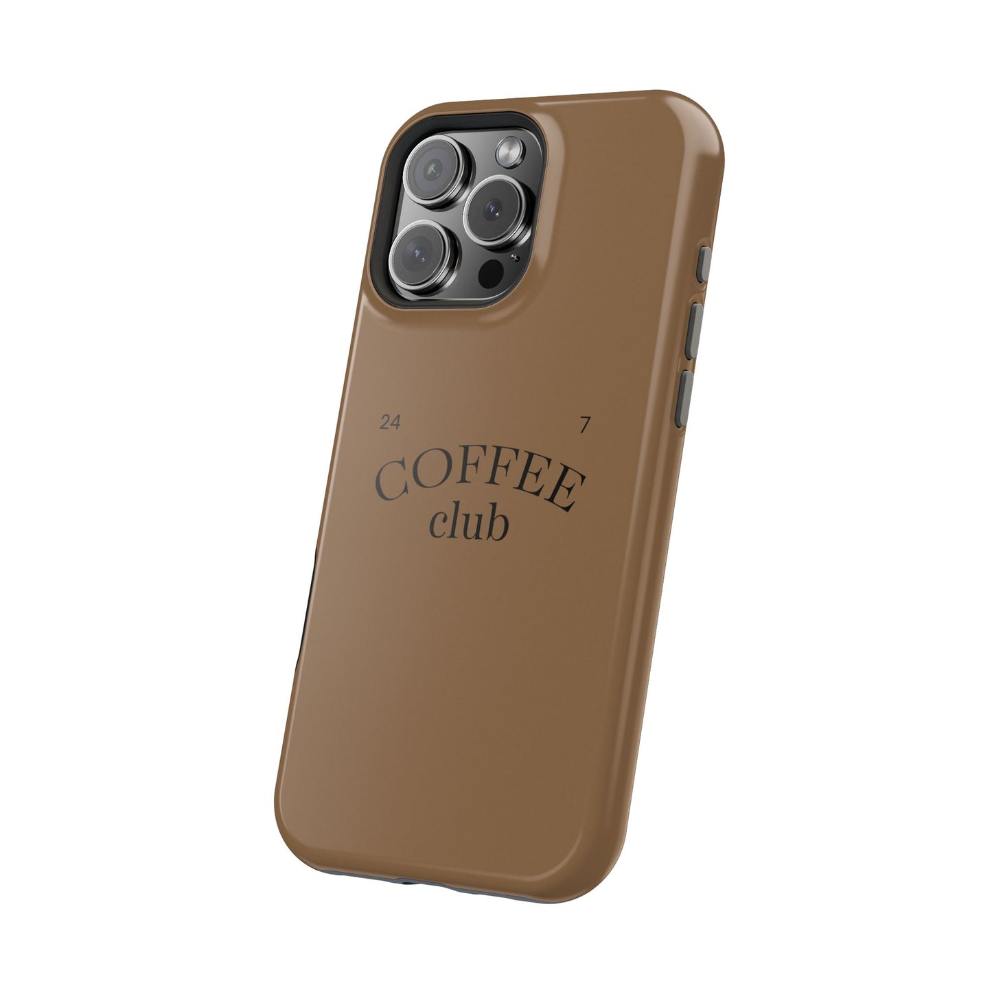 Magnetic iPhone Case, Coffee Lover, Impact-Resistant Case, Coffee Date Enthusiast, Matcha with Friend, Protective Phone Cover