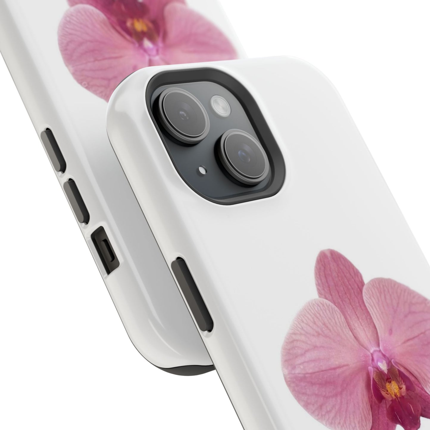 Magnetic IPhone Case, Durable Impact-Resistant Floral Feminine Fashionable Cover, Gift for Her, Protective Smartphone Shell, Trendy