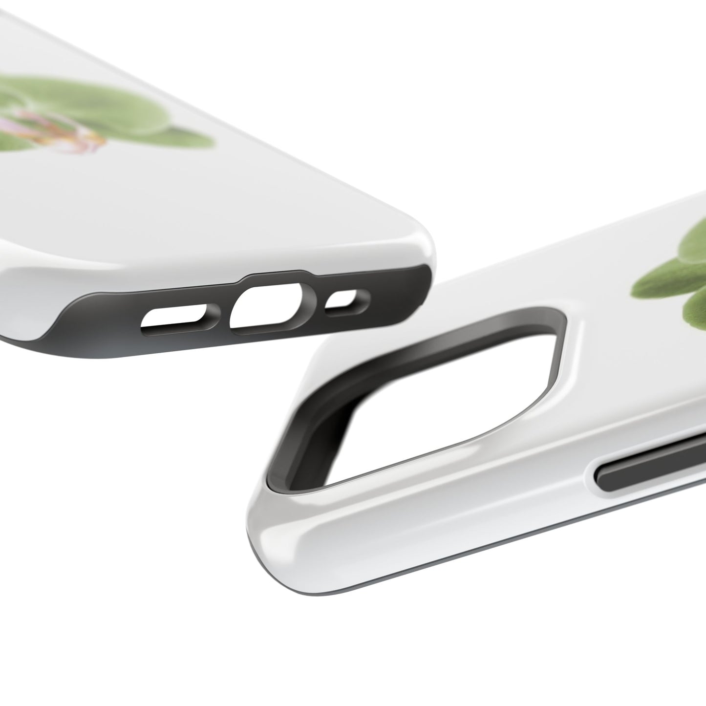 Magnetic IPhone Case, Durable Impact-Resistant Floral Feminine Fashionable Cover, Gift for Her, Protective Smartphone Shell, Trendy