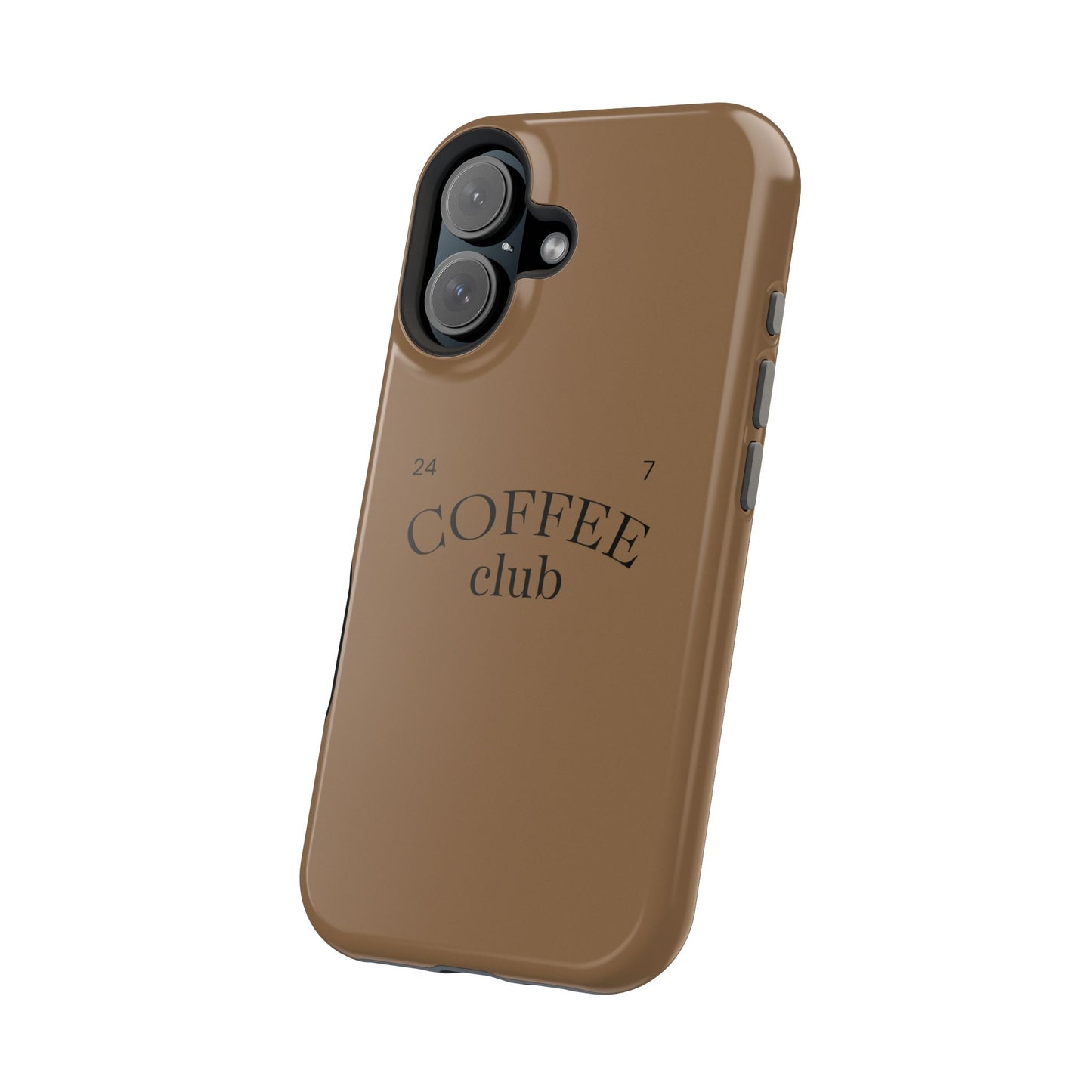 Magnetic iPhone Case, Coffee Lover, Impact-Resistant Case, Coffee Date Enthusiast, Matcha with Friend, Protective Phone Cover