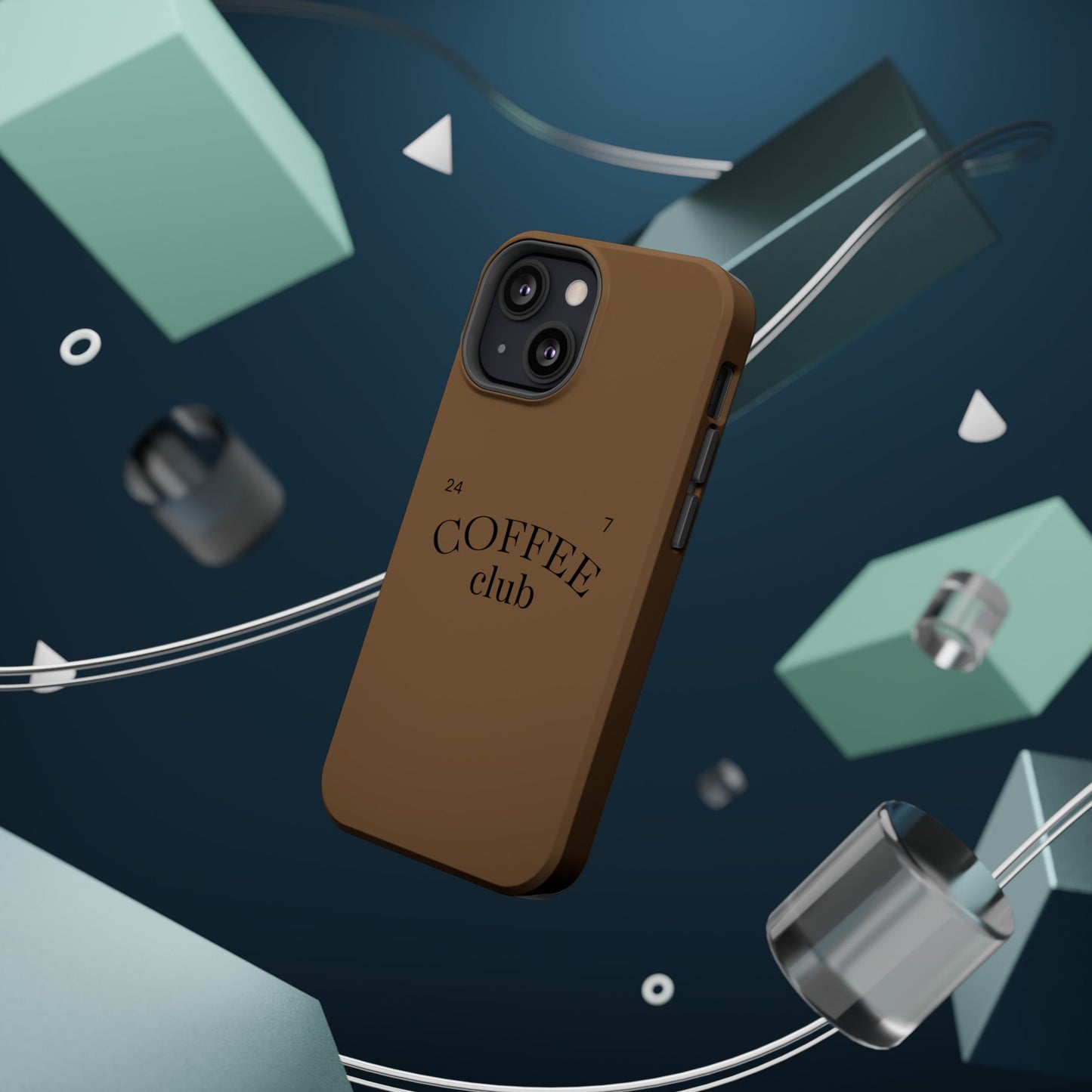 Magnetic iPhone Case, Coffee Lover, Impact-Resistant Case, Coffee Date Enthusiast, Matcha with Friend, Protective Phone Cover