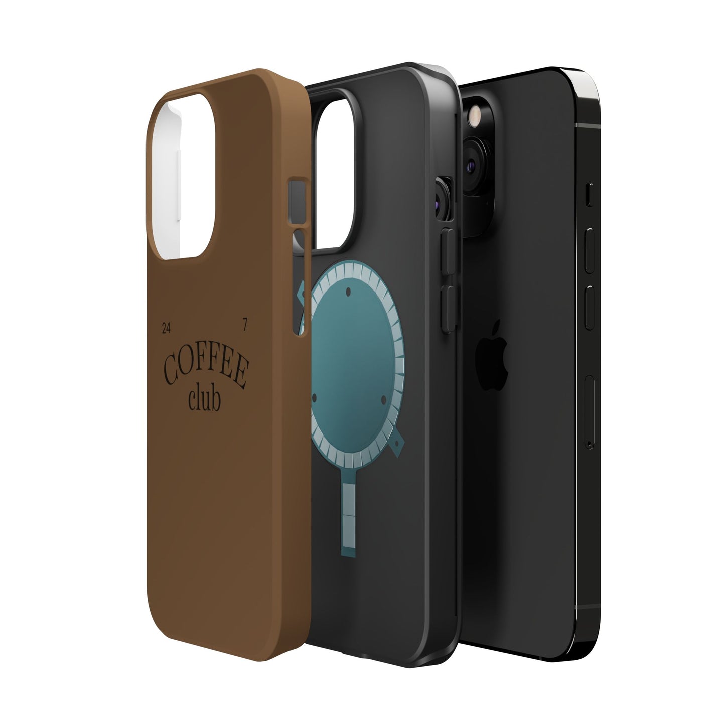 Magnetic iPhone Case, Coffee Lover, Impact-Resistant Case, Coffee Date Enthusiast, Matcha with Friend, Protective Phone Cover