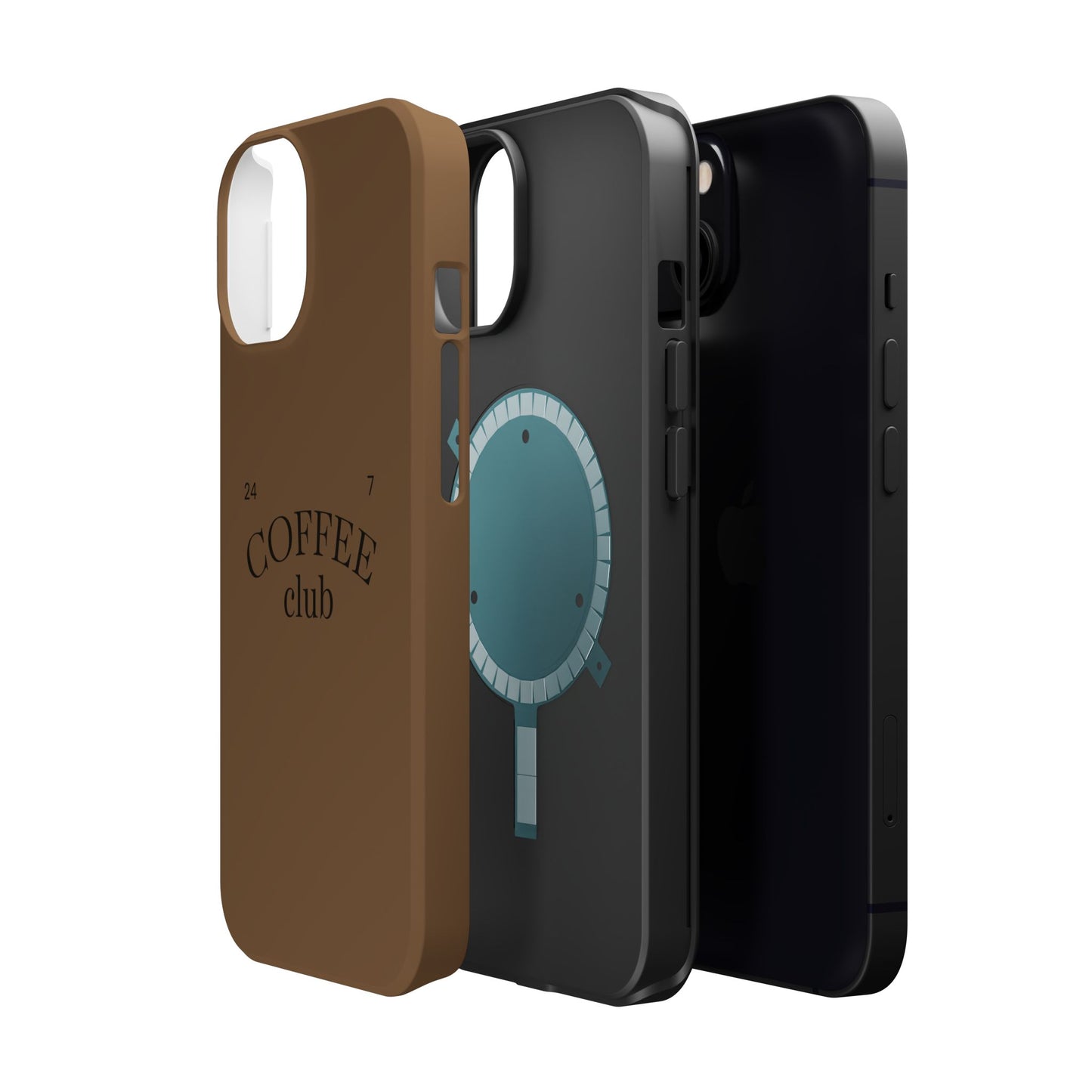 Magnetic iPhone Case, Coffee Lover, Impact-Resistant Case, Coffee Date Enthusiast, Matcha with Friend, Protective Phone Cover