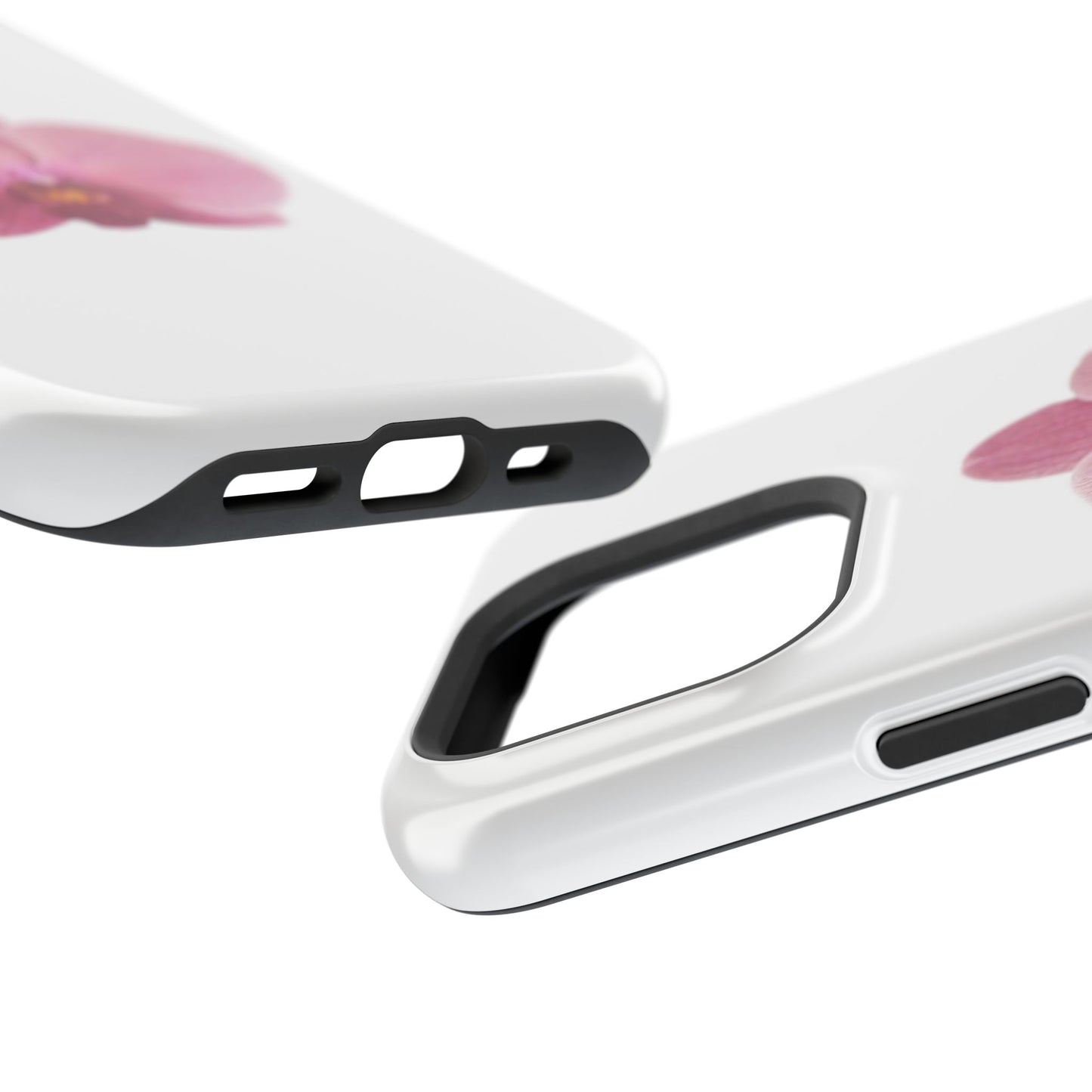 Magnetic IPhone Case, Durable Impact-Resistant Floral Feminine Fashionable Cover, Gift for Her, Protective Smartphone Shell, Trendy