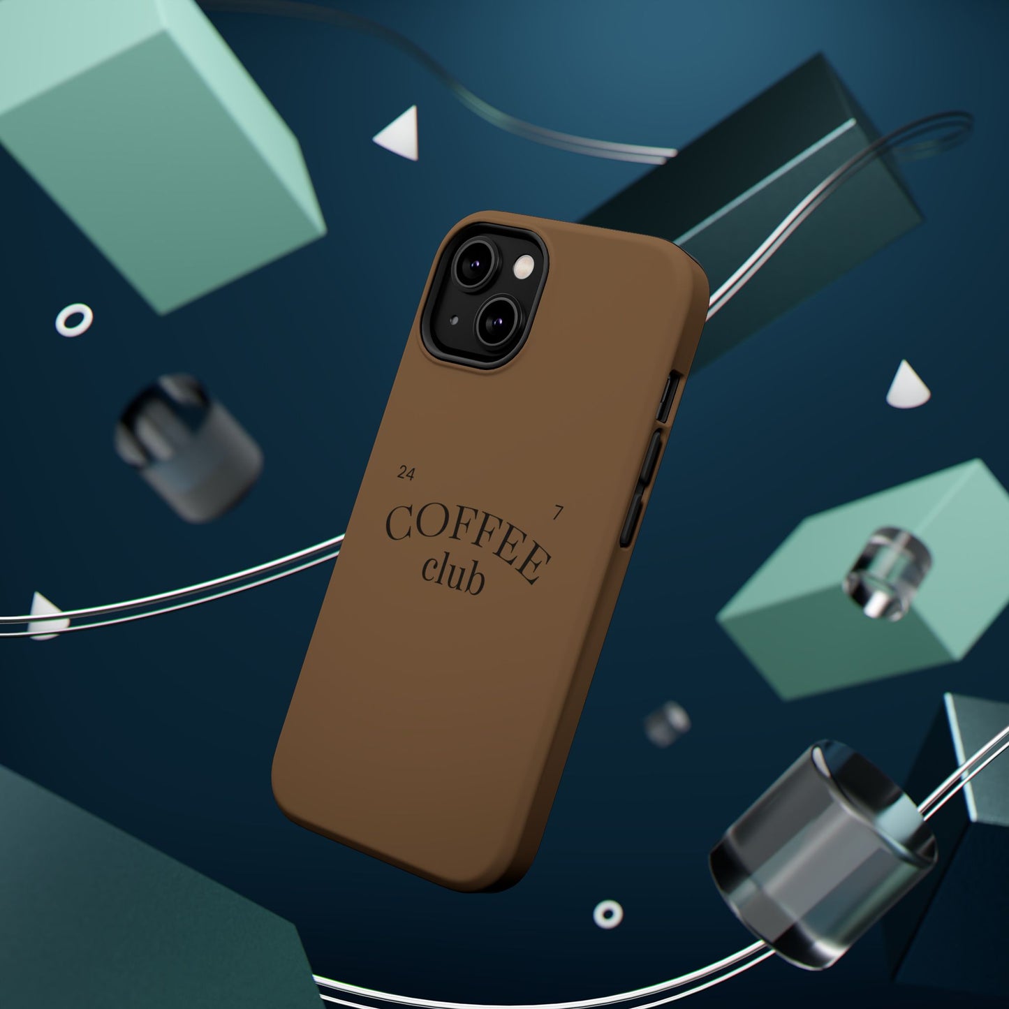 Magnetic iPhone Case, Coffee Lover, Impact-Resistant Case, Coffee Date Enthusiast, Matcha with Friend, Protective Phone Cover
