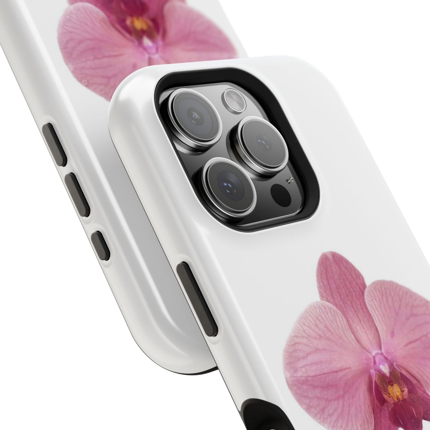Magnetic IPhone Case, Durable Impact-Resistant Floral Feminine Fashionable Cover, Gift for Her, Protective Smartphone Shell, Trendy