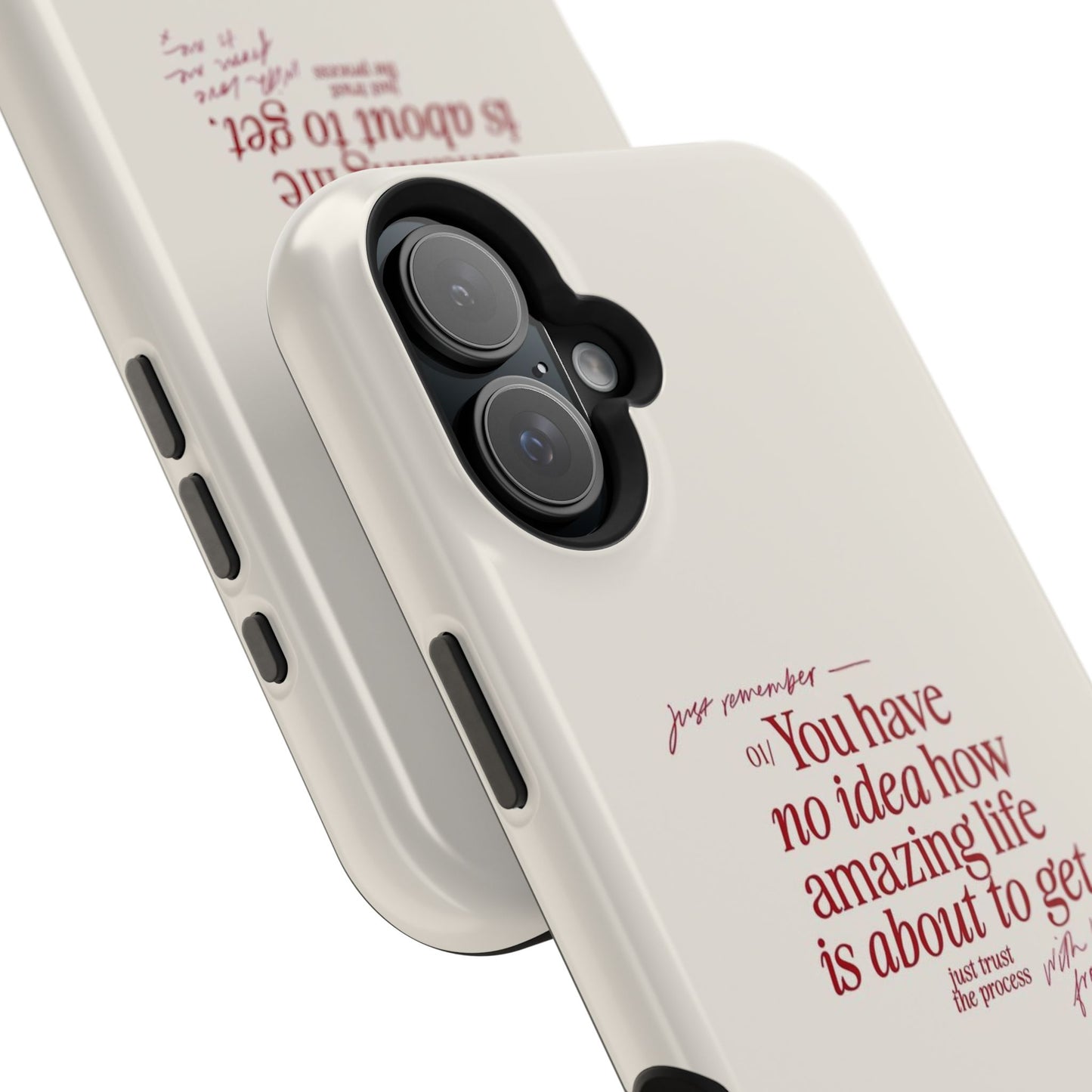 Magnetic IPhone Cases, Motivational Self Love Quote, Fashionable Feminine Gift Idea, Durable Impact-Resistant, Fashion Accessory,