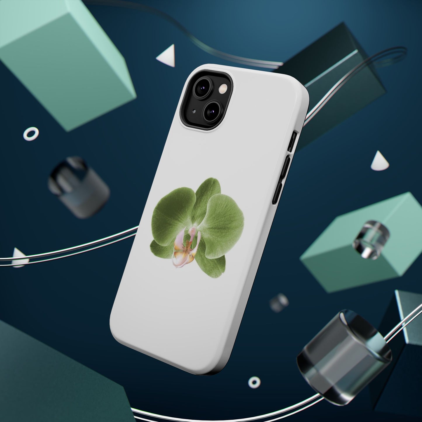 Magnetic IPhone Case, Durable Impact-Resistant Floral Feminine Fashionable Cover, Gift for Her, Protective Smartphone Shell, Trendy
