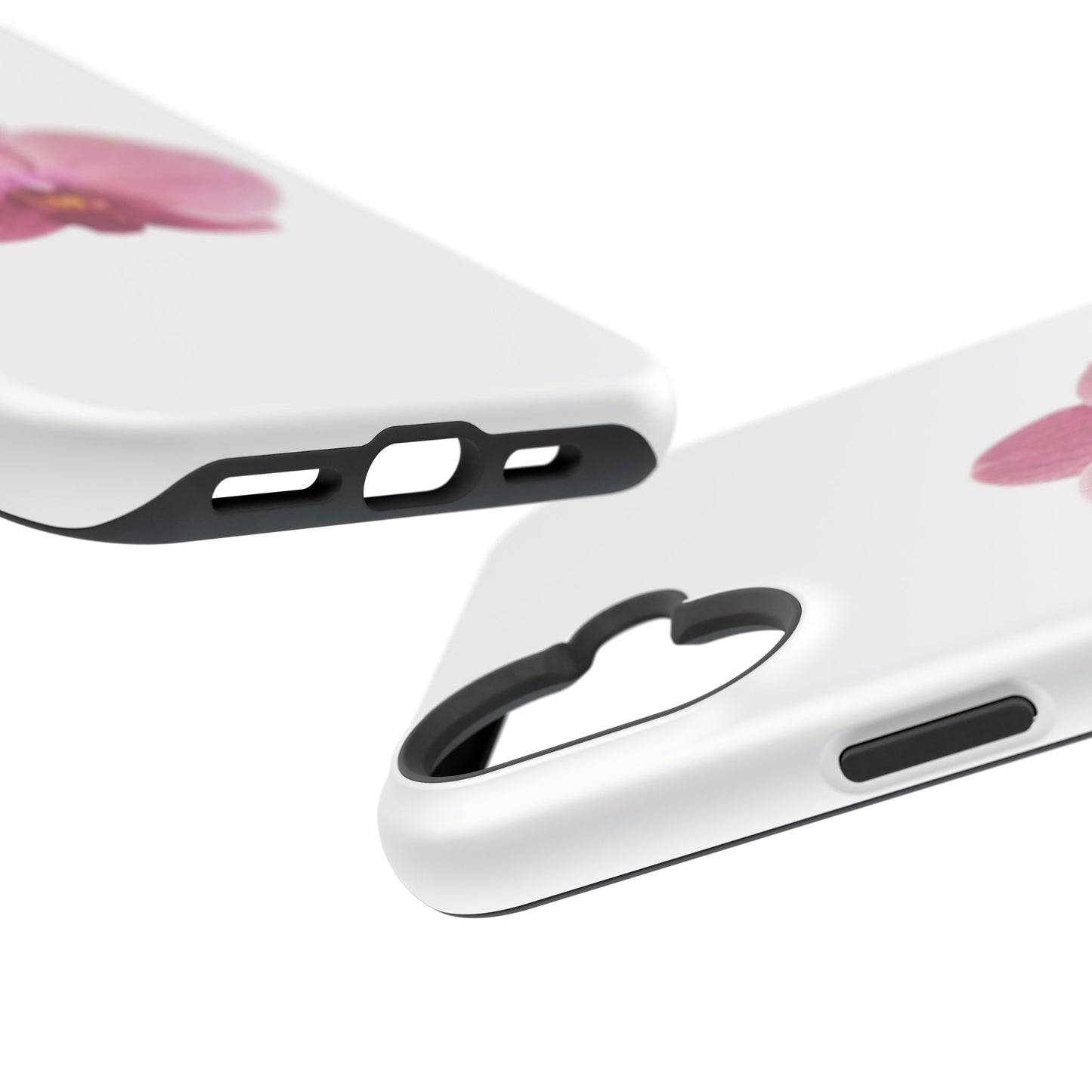 Magnetic IPhone Case, Durable Impact-Resistant Floral Feminine Fashionable Cover, Gift for Her, Protective Smartphone Shell, Trendy