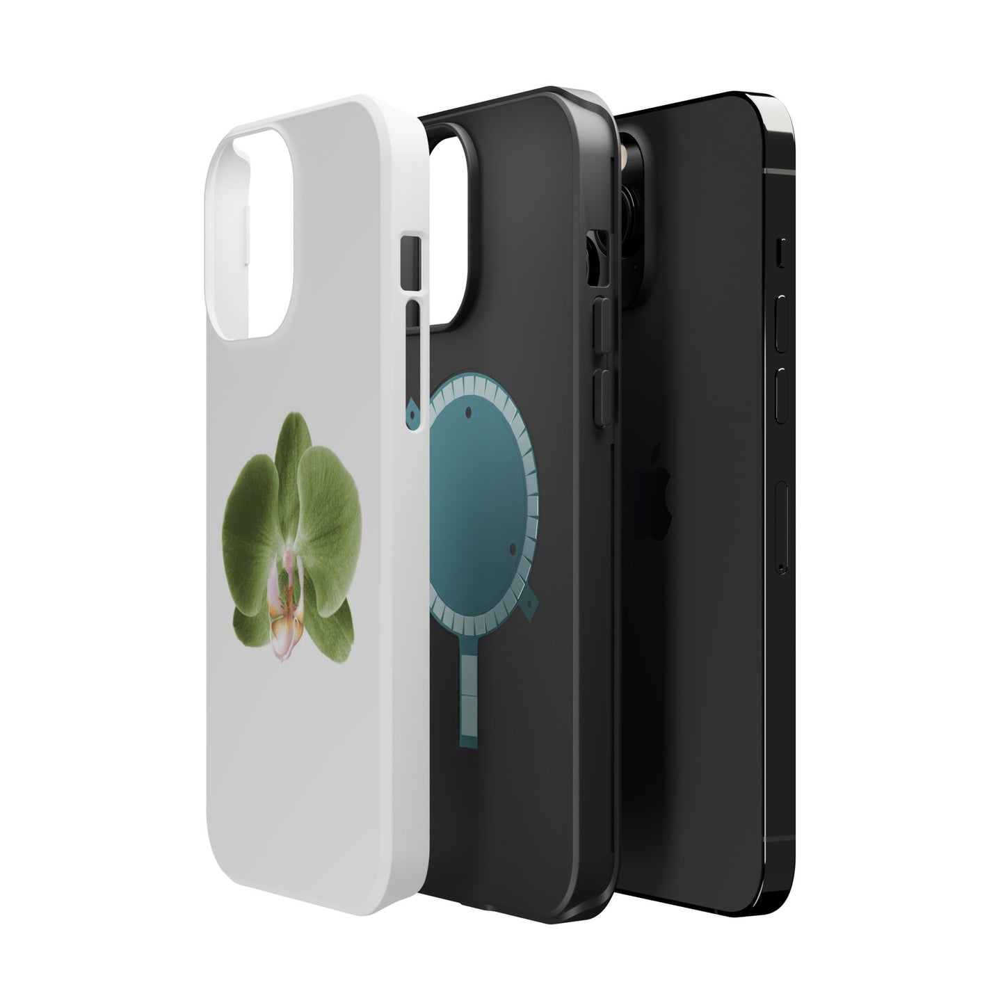 Magnetic IPhone Case, Durable Impact-Resistant Floral Feminine Fashionable Cover, Gift for Her, Protective Smartphone Shell, Trendy