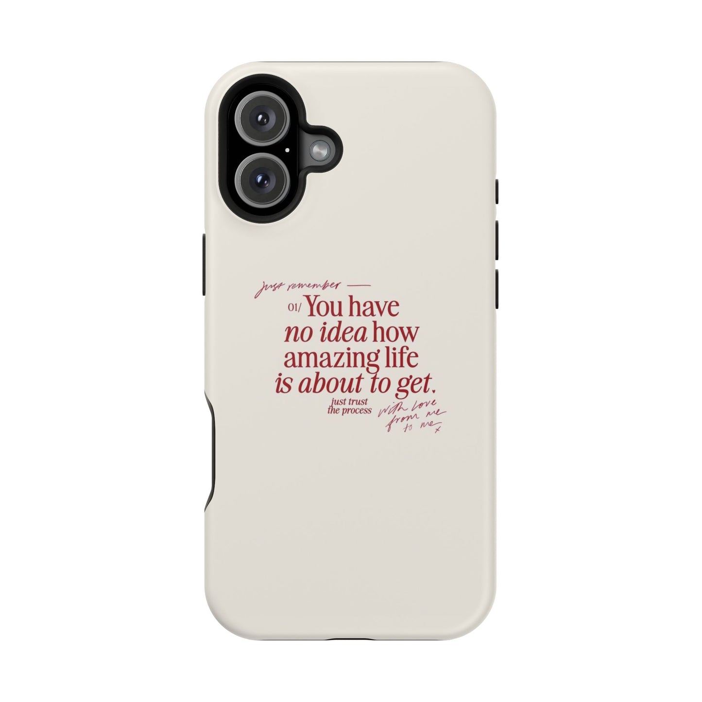 Magnetic IPhone Cases, Motivational Self Love Quote, Fashionable Feminine Gift Idea, Durable Impact-Resistant, Fashion Accessory,