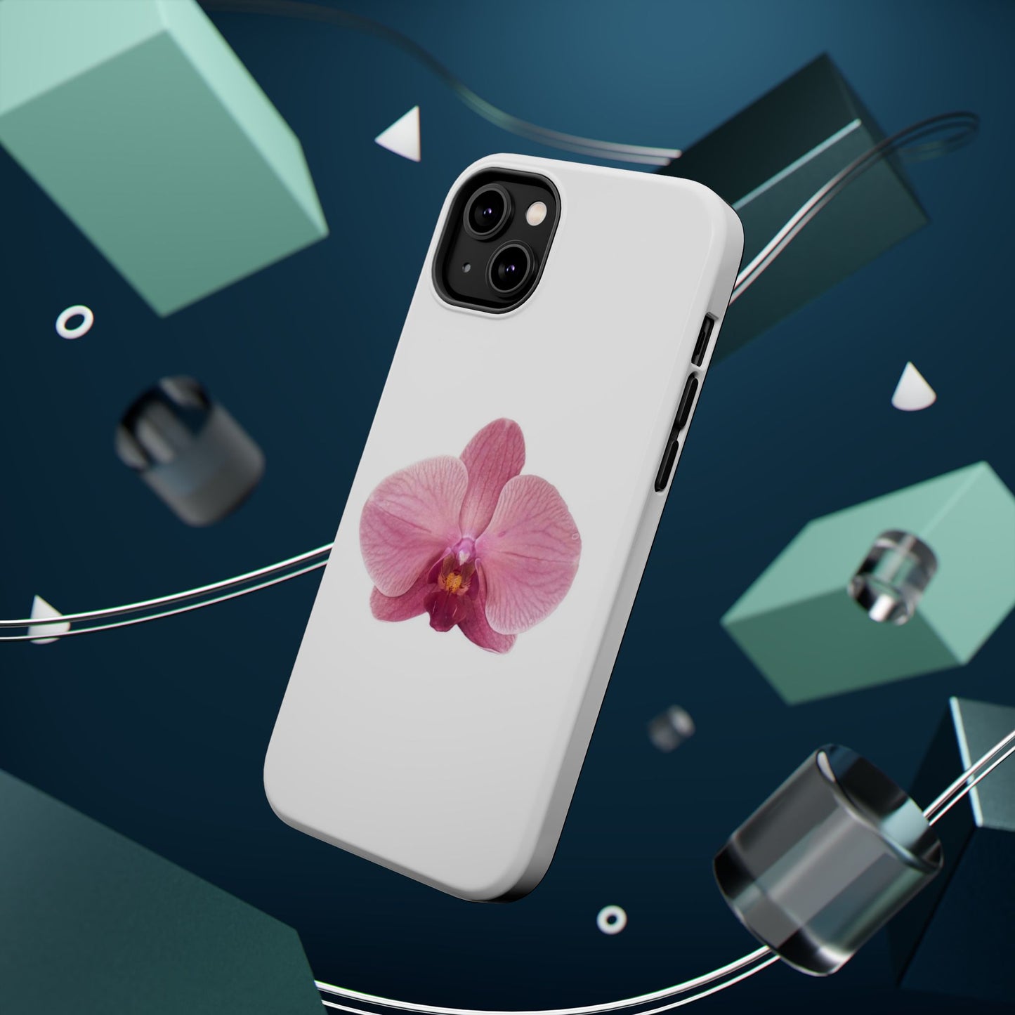 Magnetic IPhone Case, Durable Impact-Resistant Floral Feminine Fashionable Cover, Gift for Her, Protective Smartphone Shell, Trendy