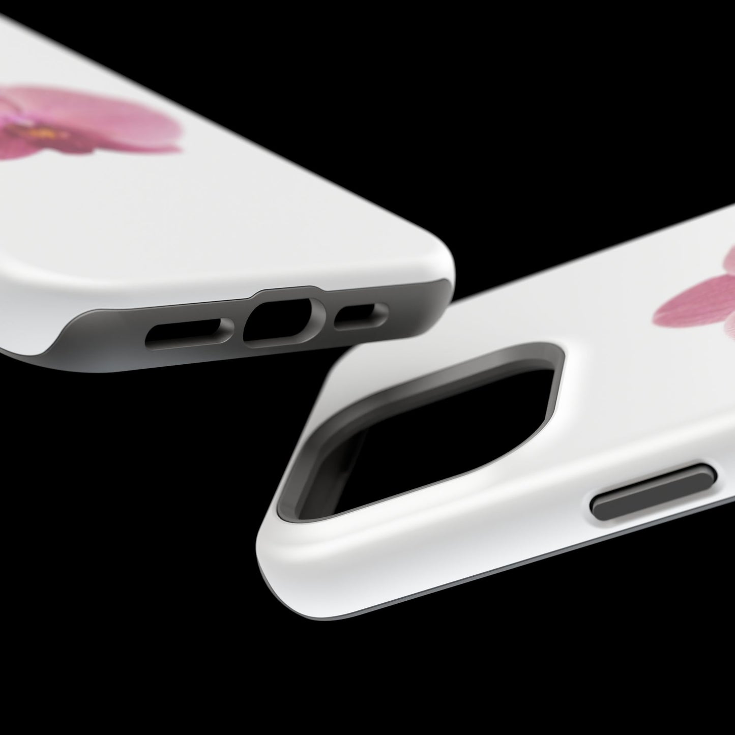 Magnetic IPhone Case, Durable Impact-Resistant Floral Feminine Fashionable Cover, Gift for Her, Protective Smartphone Shell, Trendy