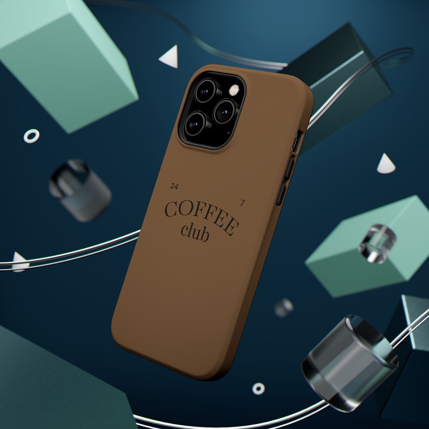 Magnetic iPhone Case, Coffee Lover, Impact-Resistant Case, Coffee Date Enthusiast, Matcha with Friend, Protective Phone Cover