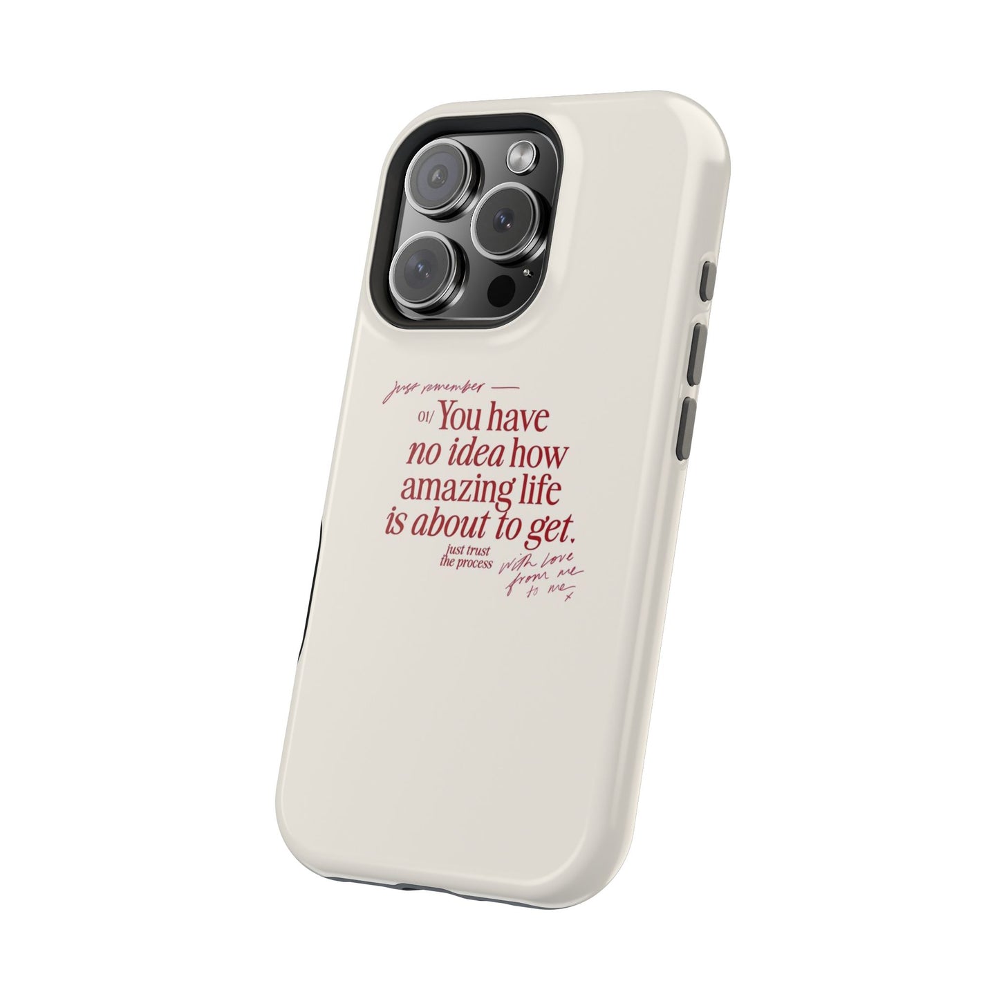 Magnetic IPhone Cases, Motivational Self Love Quote, Fashionable Feminine Gift Idea, Durable Impact-Resistant, Fashion Accessory,