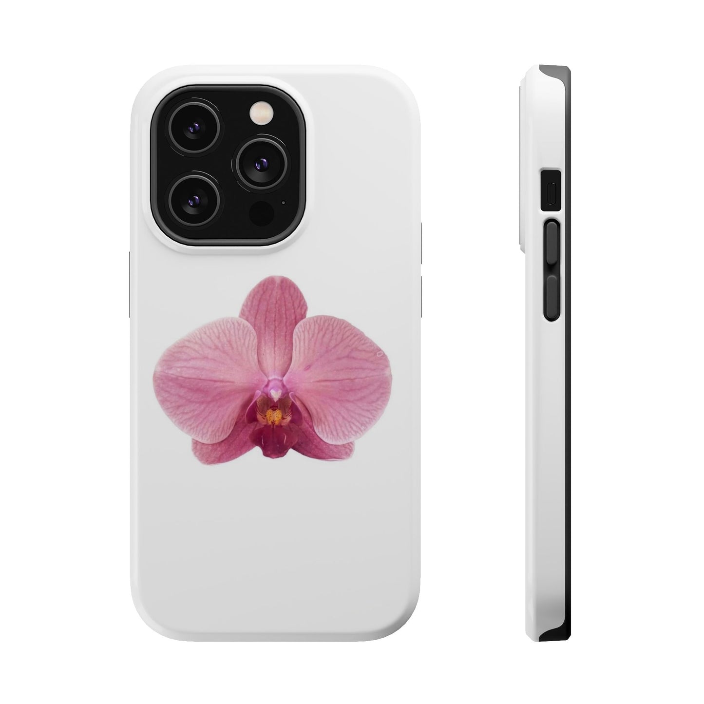 Magnetic IPhone Case, Durable Impact-Resistant Floral Feminine Fashionable Cover, Gift for Her, Protective Smartphone Shell, Trendy