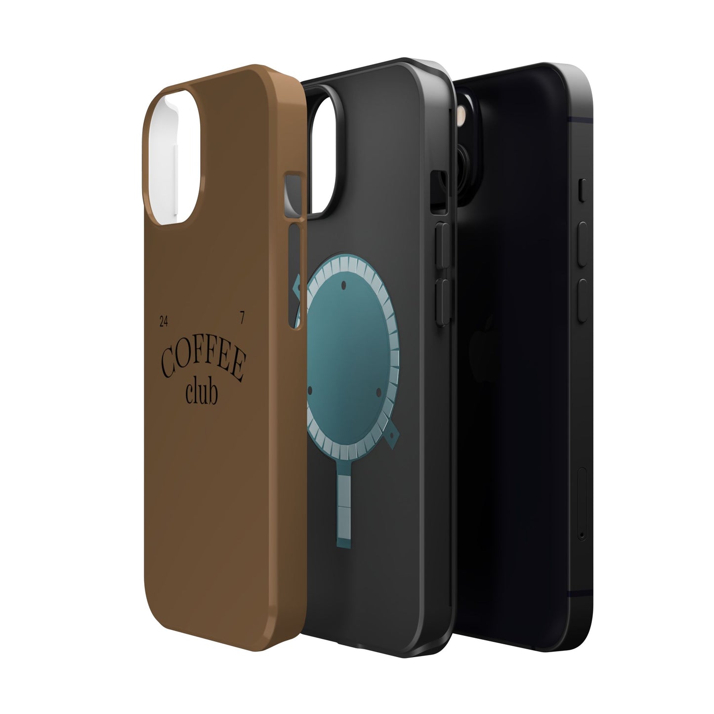 Magnetic iPhone Case, Coffee Lover, Impact-Resistant Case, Coffee Date Enthusiast, Matcha with Friend, Protective Phone Cover