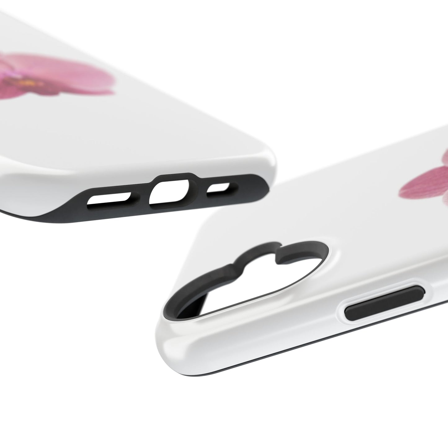 Magnetic IPhone Case, Durable Impact-Resistant Floral Feminine Fashionable Cover, Gift for Her, Protective Smartphone Shell, Trendy