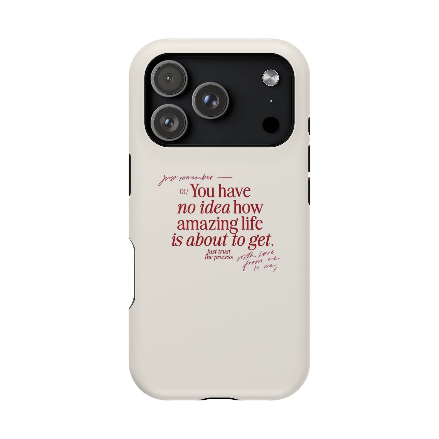 Magnetic IPhone Cases, Motivational Self Love Quote, Fashionable Feminine Gift Idea, Durable Impact-Resistant, Fashion Accessory,