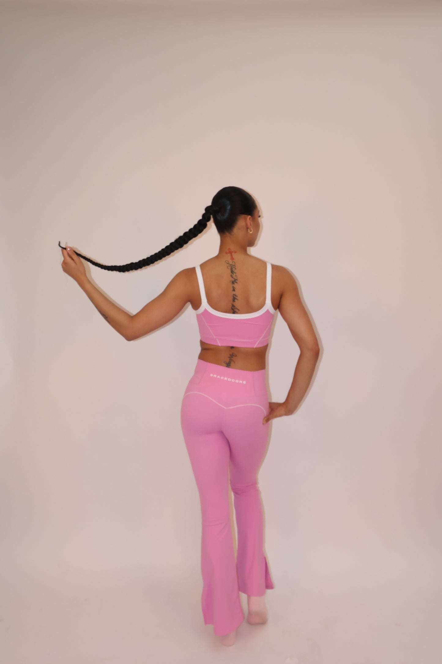 “Burst Your Bubble” Active Flare Leggings