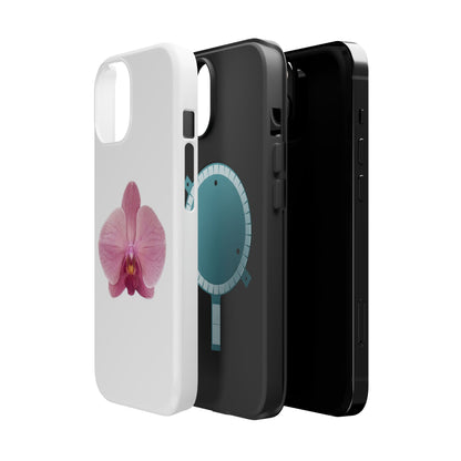 Magnetic IPhone Case, Durable Impact-Resistant Floral Feminine Fashionable Cover, Gift for Her, Protective Smartphone Shell, Trendy