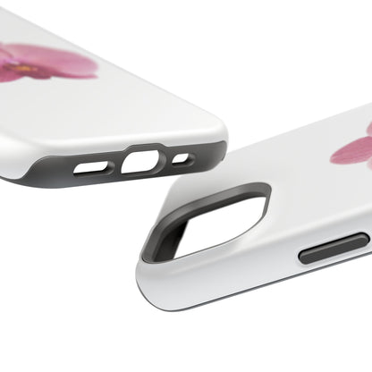 Magnetic IPhone Case, Durable Impact-Resistant Floral Feminine Fashionable Cover, Gift for Her, Protective Smartphone Shell, Trendy