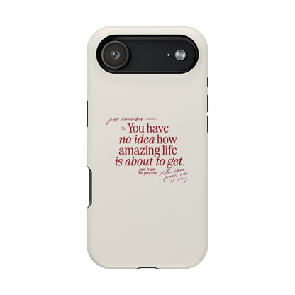 Magnetic IPhone Cases, Motivational Self Love Quote, Fashionable Feminine Gift Idea, Durable Impact-Resistant, Fashion Accessory,