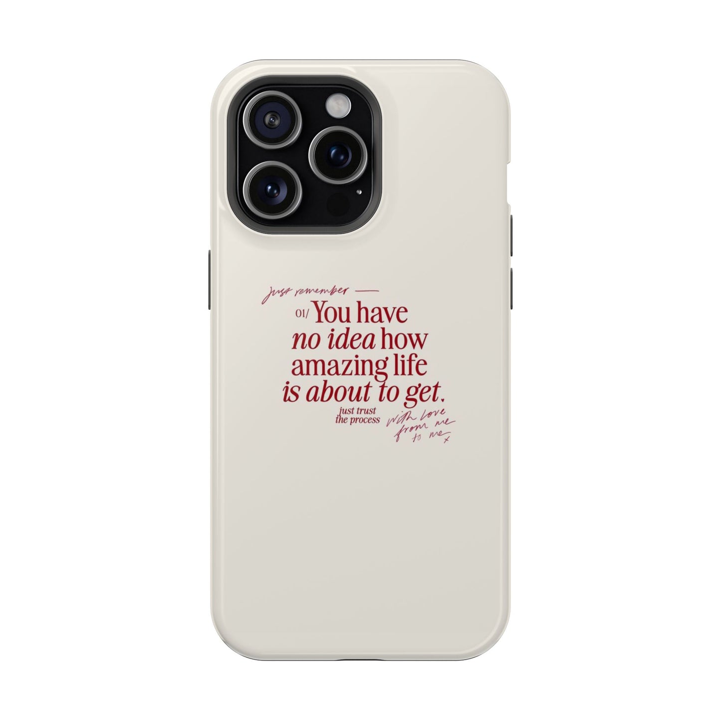 Magnetic IPhone Cases, Motivational Self Love Quote, Fashionable Feminine Gift Idea, Durable Impact-Resistant, Fashion Accessory,