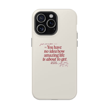 Magnetic IPhone Cases, Motivational Self Love Quote, Fashionable Feminine Gift Idea, Durable Impact-Resistant, Fashion Accessory,