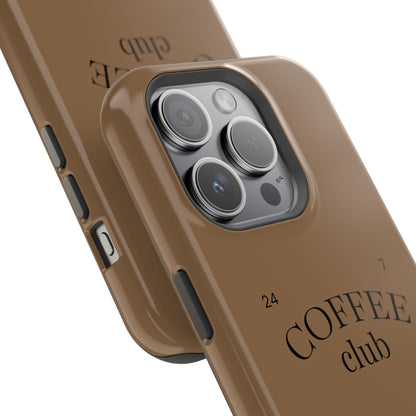 Magnetic iPhone Case, Coffee Lover, Impact-Resistant Case, Coffee Date Enthusiast, Matcha with Friend, Protective Phone Cover