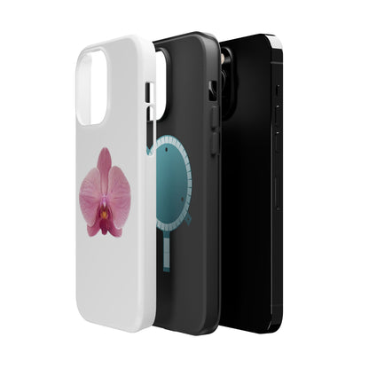 Magnetic IPhone Case, Durable Impact-Resistant Floral Feminine Fashionable Cover, Gift for Her, Protective Smartphone Shell, Trendy
