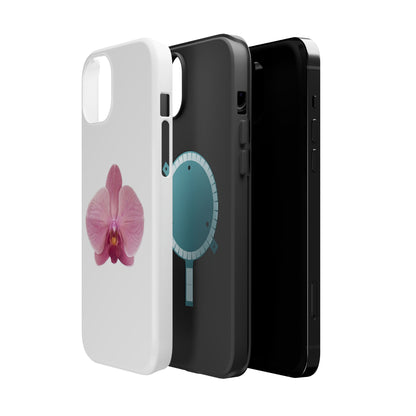 Magnetic IPhone Case, Durable Impact-Resistant Floral Feminine Fashionable Cover, Gift for Her, Protective Smartphone Shell, Trendy