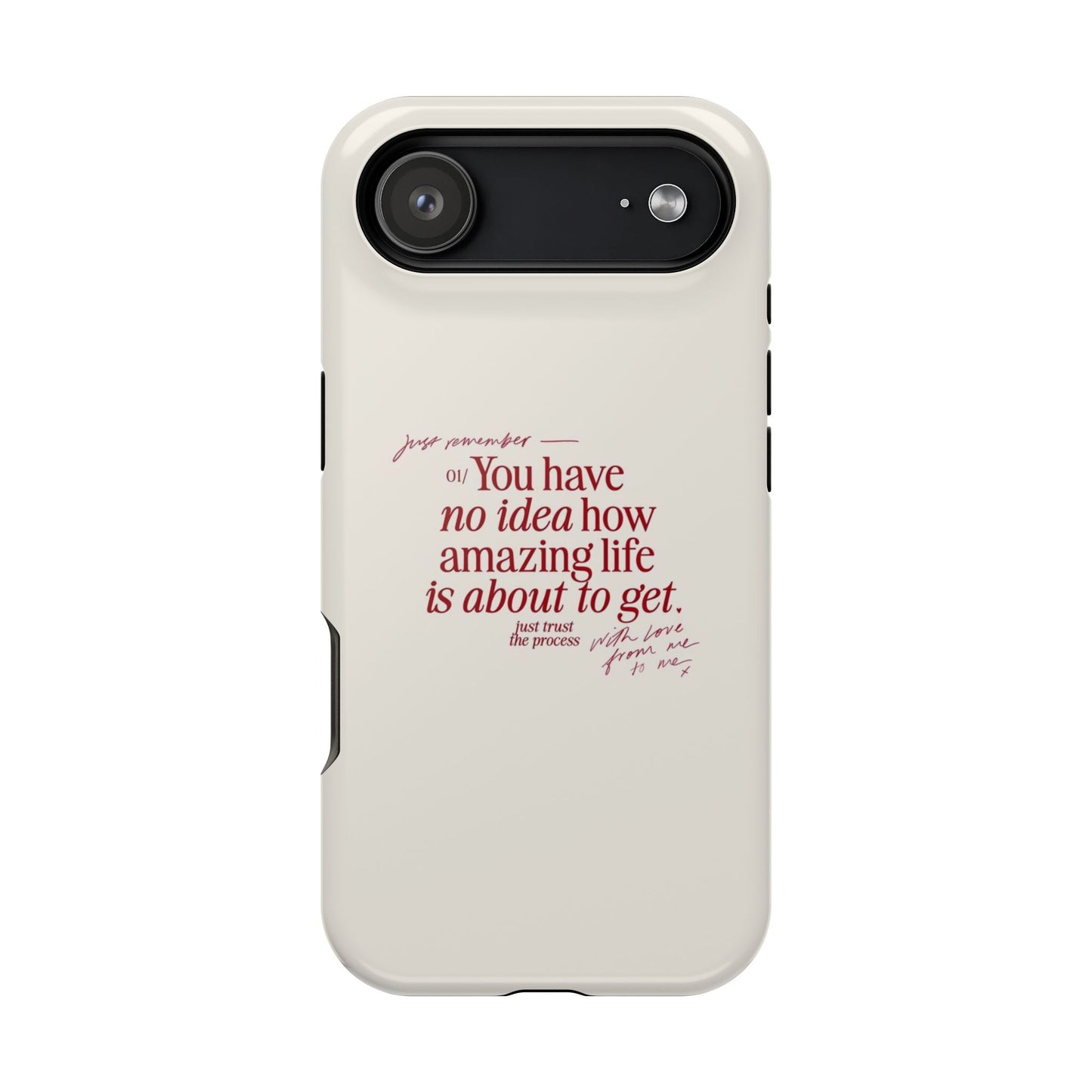 Magnetic IPhone Cases, Motivational Self Love Quote, Fashionable Feminine Gift Idea, Durable Impact-Resistant, Fashion Accessory,