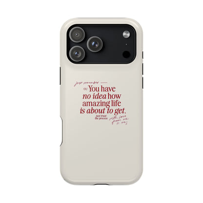 Magnetic IPhone Cases, Motivational Self Love Quote, Fashionable Feminine Gift Idea, Durable Impact-Resistant, Fashion Accessory,