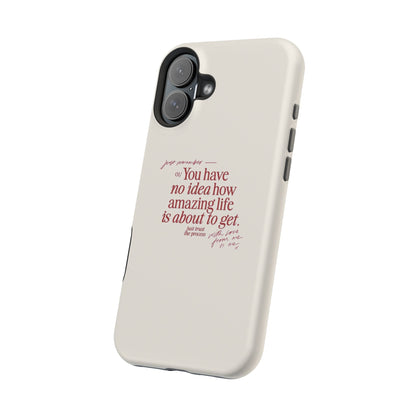 Magnetic IPhone Cases, Motivational Self Love Quote, Fashionable Feminine Gift Idea, Durable Impact-Resistant, Fashion Accessory,