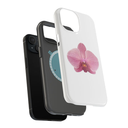 Magnetic IPhone Case, Durable Impact-Resistant Floral Feminine Fashionable Cover, Gift for Her, Protective Smartphone Shell, Trendy