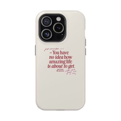 Magnetic IPhone Cases, Motivational Self Love Quote, Fashionable Feminine Gift Idea, Durable Impact-Resistant, Fashion Accessory,