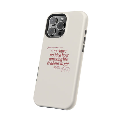 Magnetic IPhone Cases, Motivational Self Love Quote, Fashionable Feminine Gift Idea, Durable Impact-Resistant, Fashion Accessory,