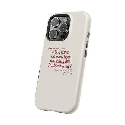 Magnetic IPhone Cases, Motivational Self Love Quote, Fashionable Feminine Gift Idea, Durable Impact-Resistant, Fashion Accessory,