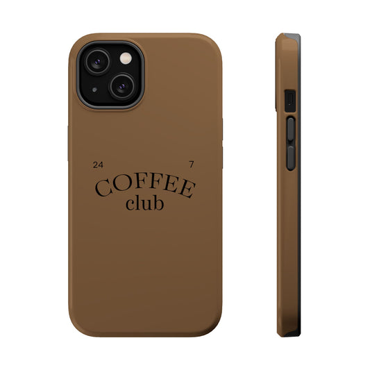 Magnetic iPhone Case, Coffee Lover, Impact-Resistant Case, Coffee Date Enthusiast, Matcha with Friend, Protective Phone Cover