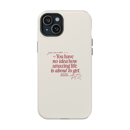 Magnetic IPhone Cases, Motivational Self Love Quote, Fashionable Feminine Gift Idea, Durable Impact-Resistant, Fashion Accessory,