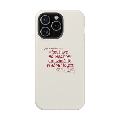 Magnetic IPhone Cases, Motivational Self Love Quote, Fashionable Feminine Gift Idea, Durable Impact-Resistant, Fashion Accessory,