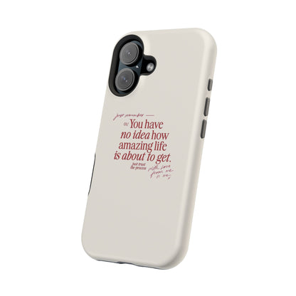 Magnetic IPhone Cases, Motivational Self Love Quote, Fashionable Feminine Gift Idea, Durable Impact-Resistant, Fashion Accessory,