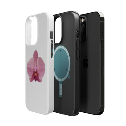 Magnetic IPhone Case, Durable Impact-Resistant Floral Feminine Fashionable Cover, Gift for Her, Protective Smartphone Shell, Trendy