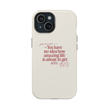 Magnetic IPhone Cases, Motivational Self Love Quote, Fashionable Feminine Gift Idea, Durable Impact-Resistant, Fashion Accessory,
