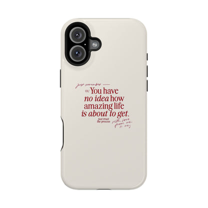 Magnetic IPhone Cases, Motivational Self Love Quote, Fashionable Feminine Gift Idea, Durable Impact-Resistant, Fashion Accessory,