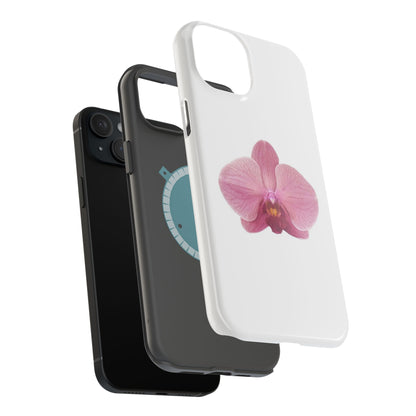 Magnetic IPhone Case, Durable Impact-Resistant Floral Feminine Fashionable Cover, Gift for Her, Protective Smartphone Shell, Trendy
