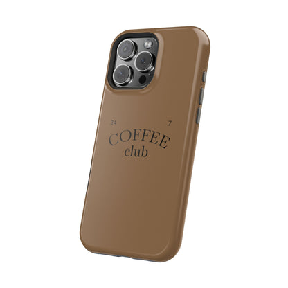 Magnetic iPhone Case, Coffee Lover, Impact-Resistant Case, Coffee Date Enthusiast, Matcha with Friend, Protective Phone Cover