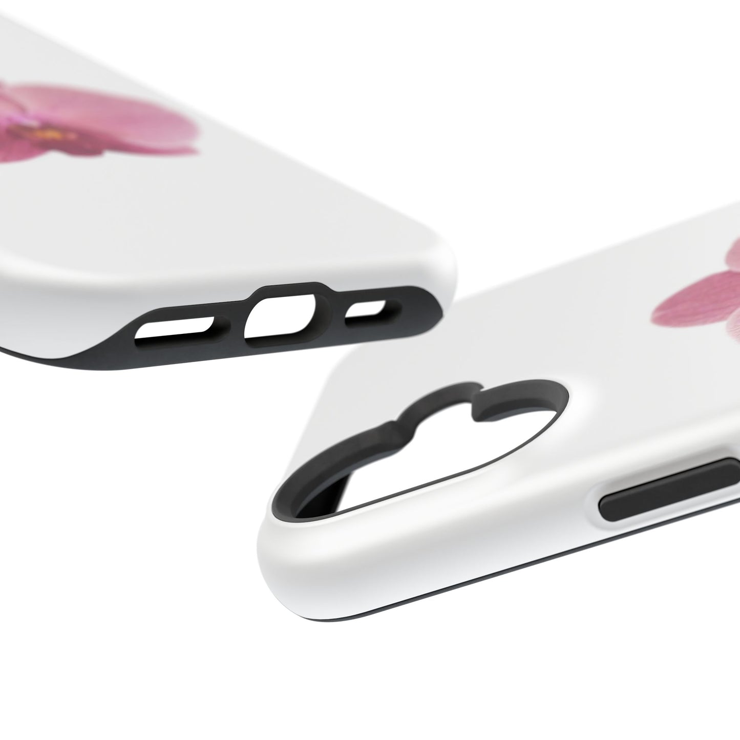Magnetic IPhone Case, Durable Impact-Resistant Floral Feminine Fashionable Cover, Gift for Her, Protective Smartphone Shell, Trendy