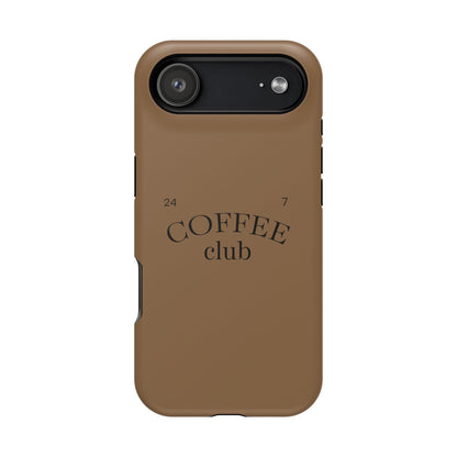Magnetic iPhone Case, Coffee Lover, Impact-Resistant Case, Coffee Date Enthusiast, Matcha with Friend, Protective Phone Cover